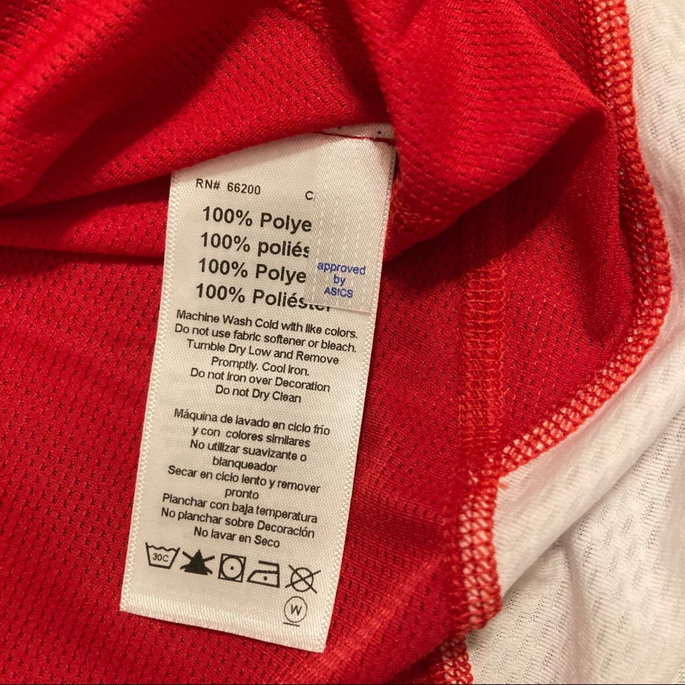 ASICS Gym Workout Fitness Mesh Jersey Tank Top - Picture 3 of 8